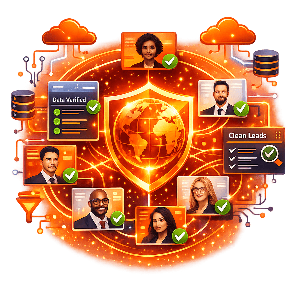 Bulk data verification process in lead data automation platform