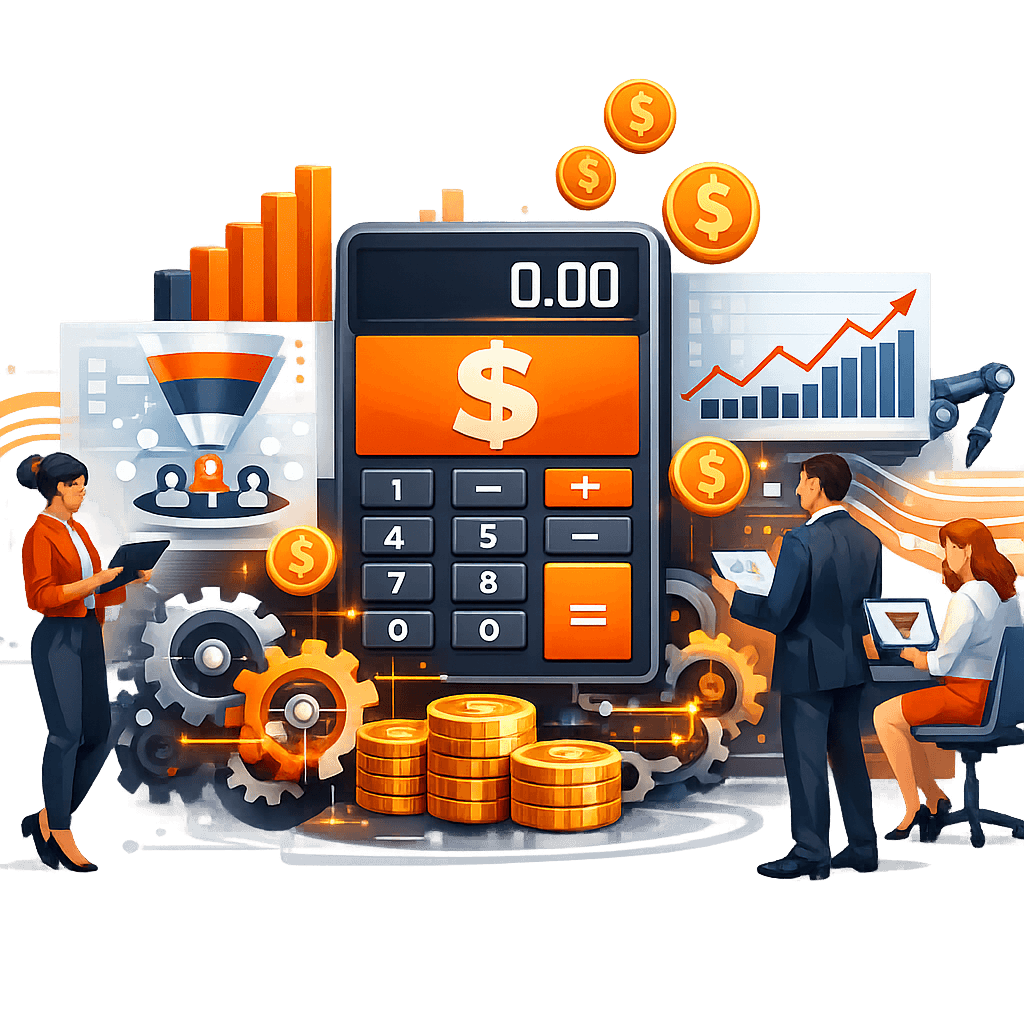 Cost savings calculation from lead data automation implementation