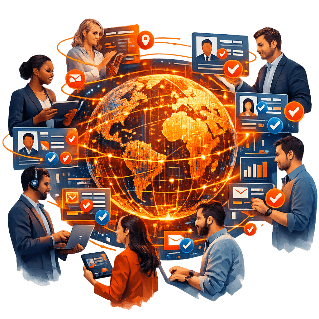 Data enrichment process in lead data automation system