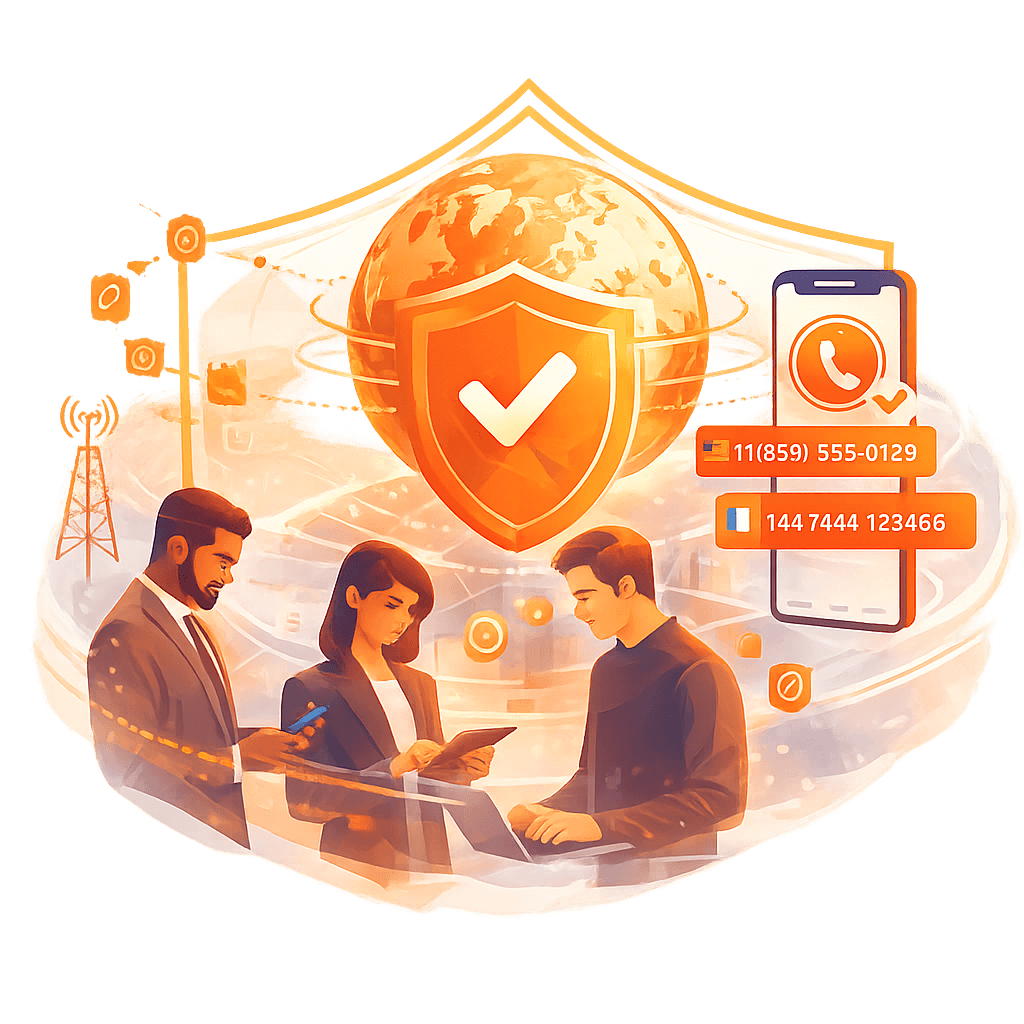 Image d'arrière-plan Connectivité Réseau Mondial