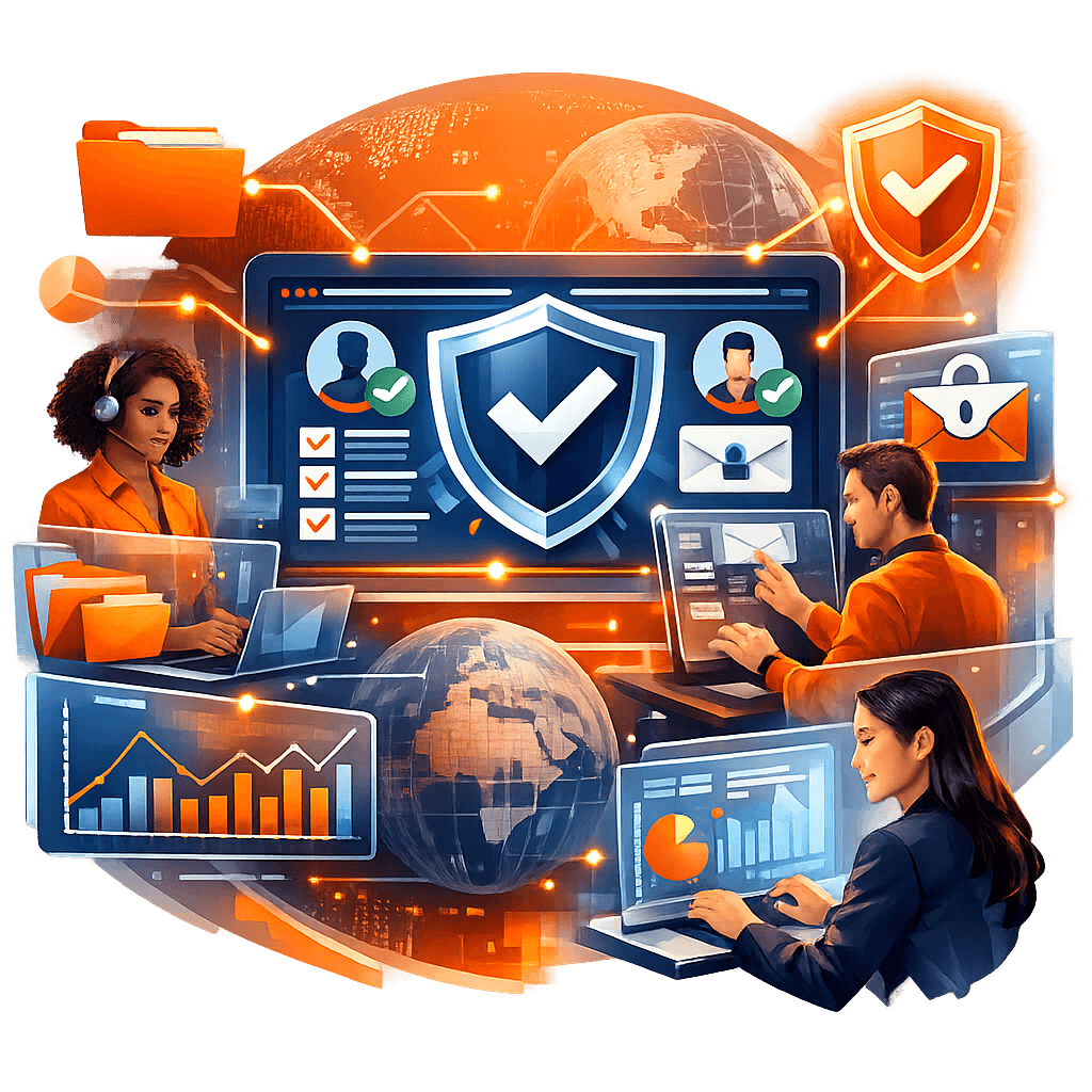 Interface de documentation et de reporting de conformité RGPD