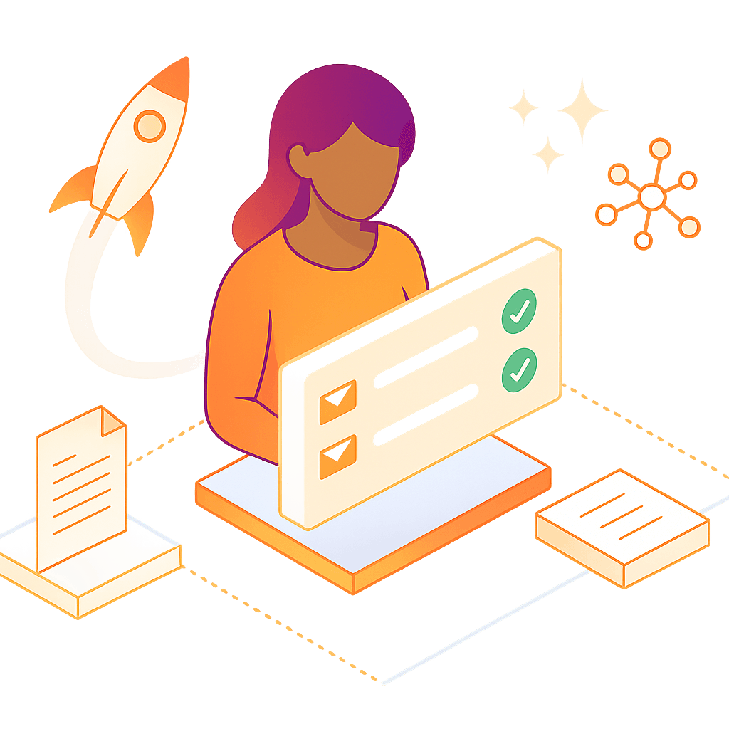 Startup founder verifying investor email addresses