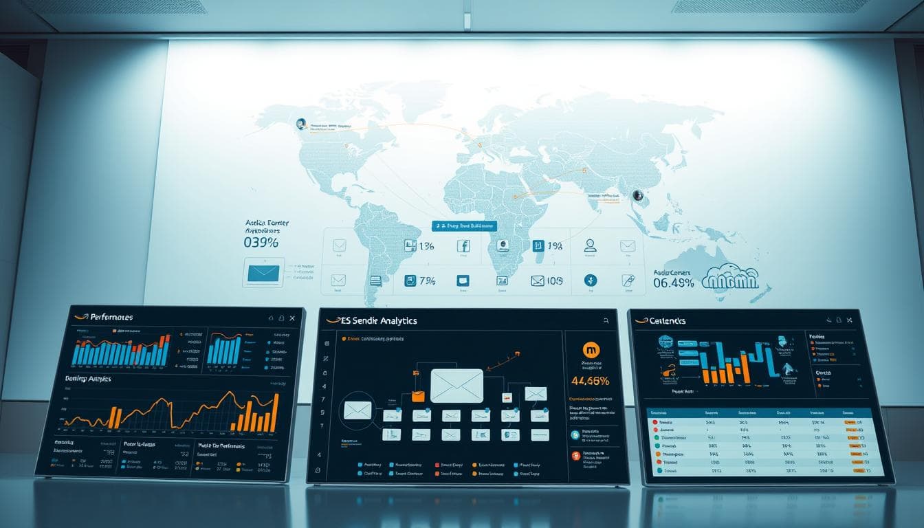Amazon Simple Email Service Email Infrastructure Dashboard