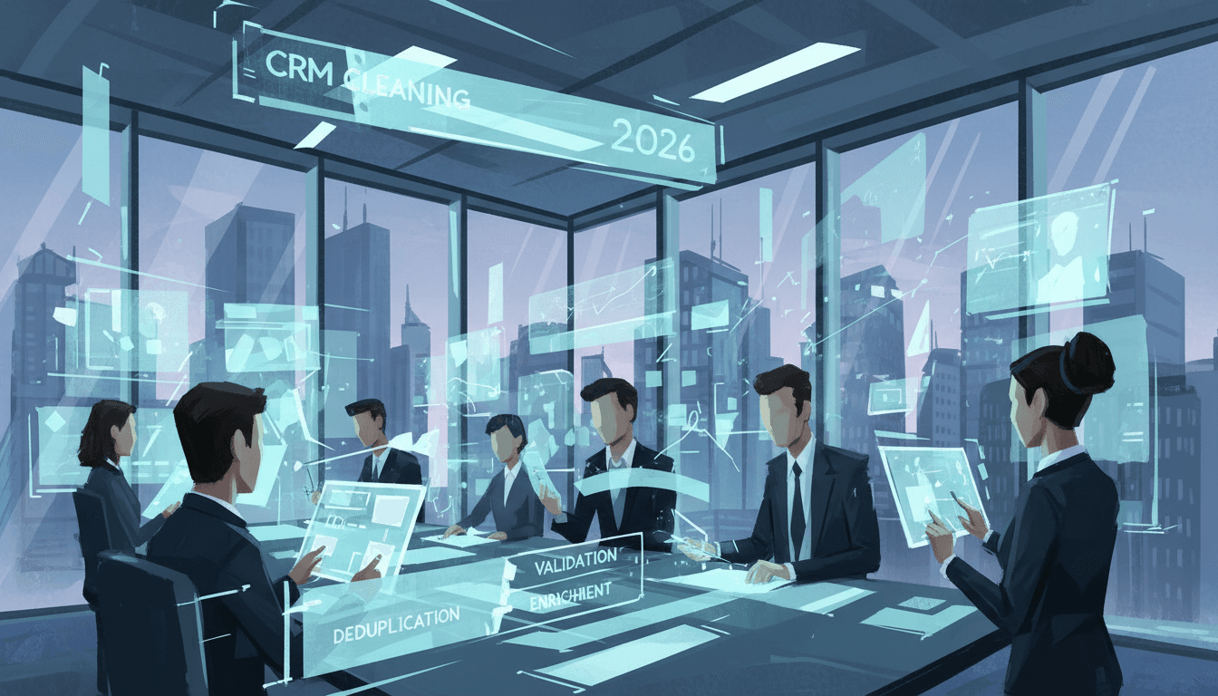 Flux de Travail du Processus de Nettoyage des Données CRM