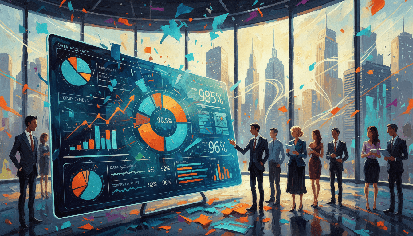 Tableau de Bord des Indicateurs de Qualité des Données CRM Vérifiées