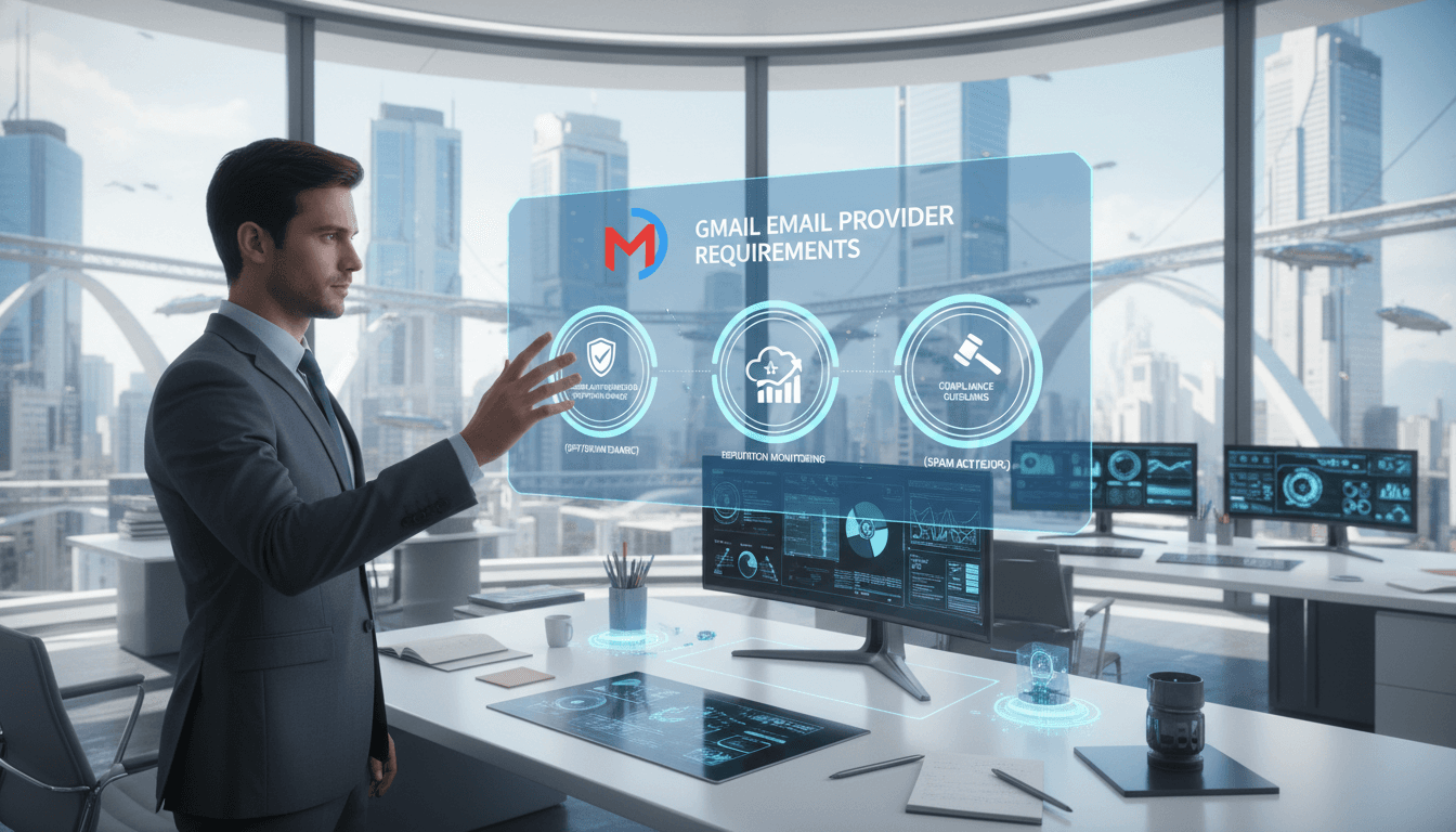 Exigences du Fournisseur Email Gmail