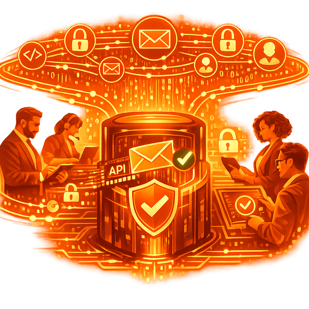 API verification added to all email entry points to prevent bad data from entering the system API verification added to all email entry points to prevent bad data from entering the system