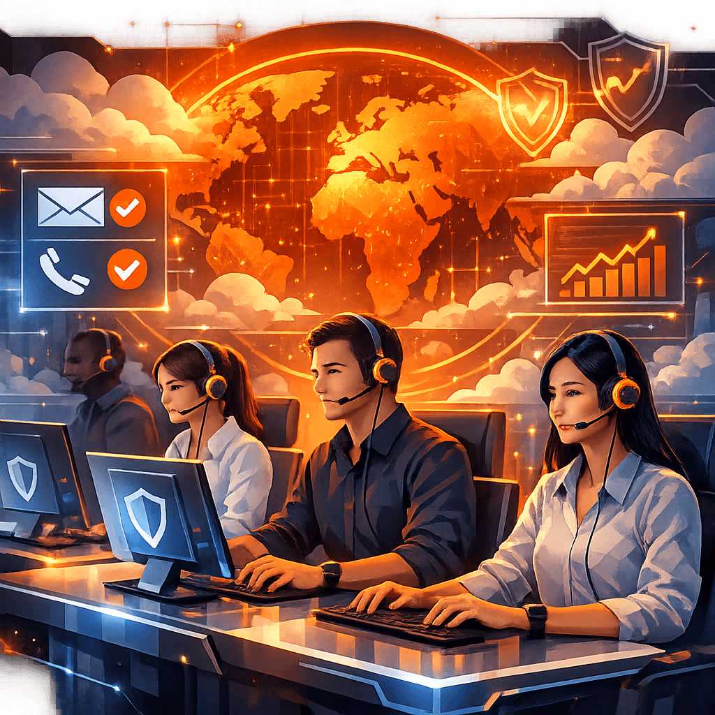 Call center agents with improved productivity metrics after implementing data verification Call center agents with improved productivity metrics after implementing data verification