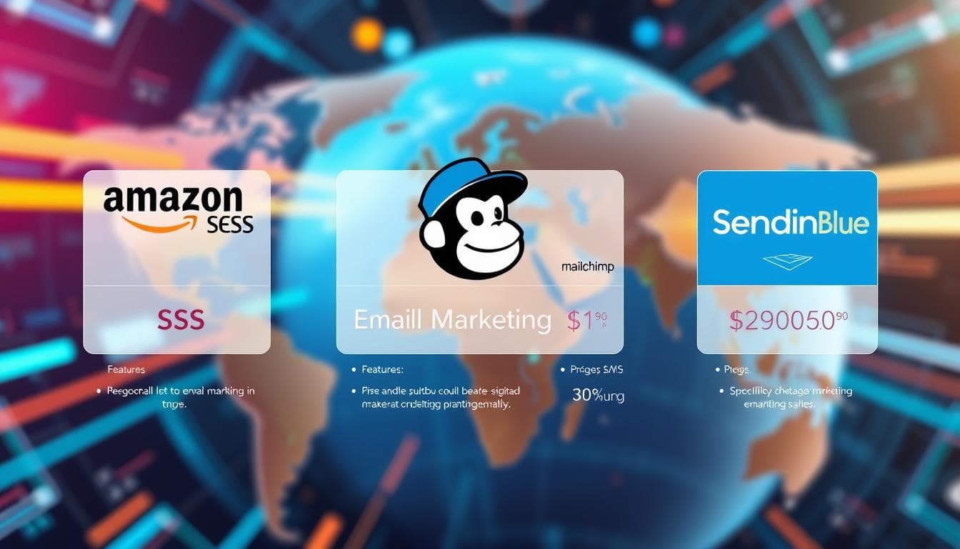 Comparaison des tarifs des Services d'Emailing Amazon SES, MailChimp et SendInBlue Comparaison des tarifs des Services d'Emailing Amazon SES, MailChimp et SendInBlue